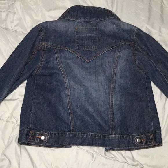 Girls Button Jean Jacket - Picture 8 of 9